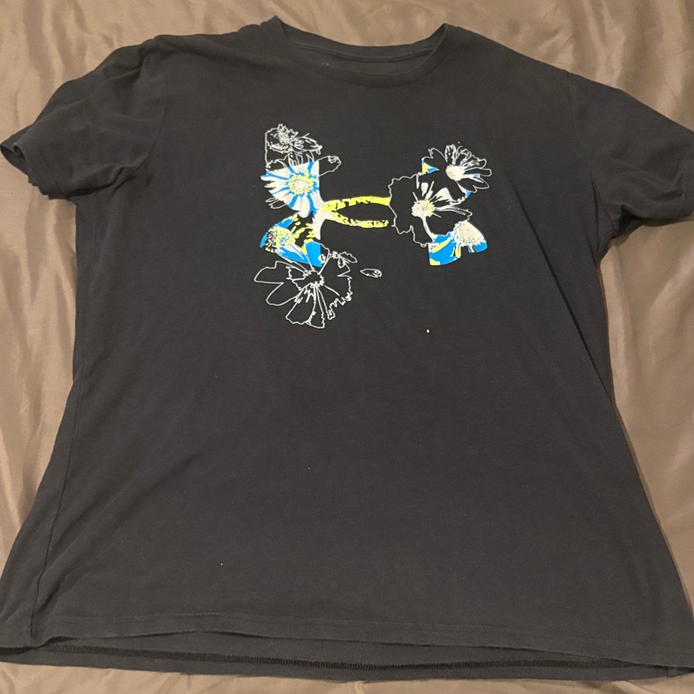 Under Armour Black Graphic Short Sleeve Tee